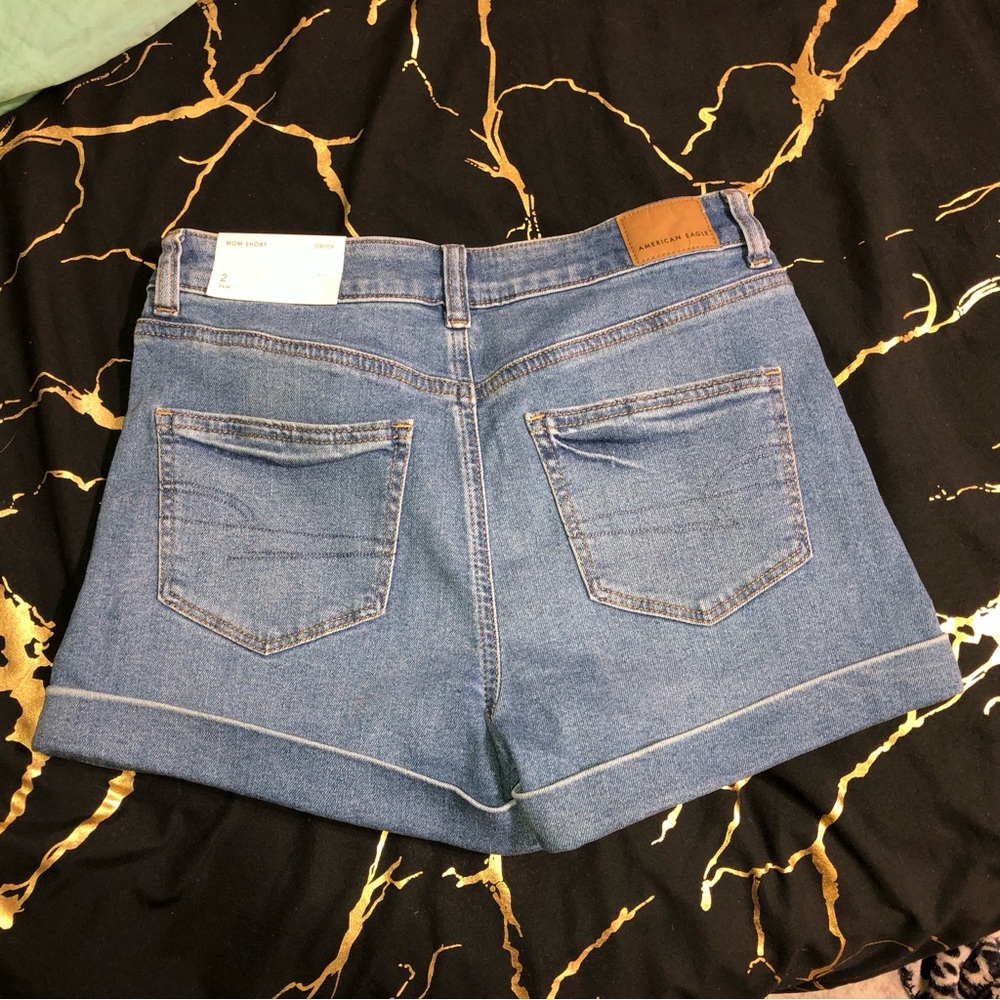 American Eagle Outfitters Light Blue Jean Shorts